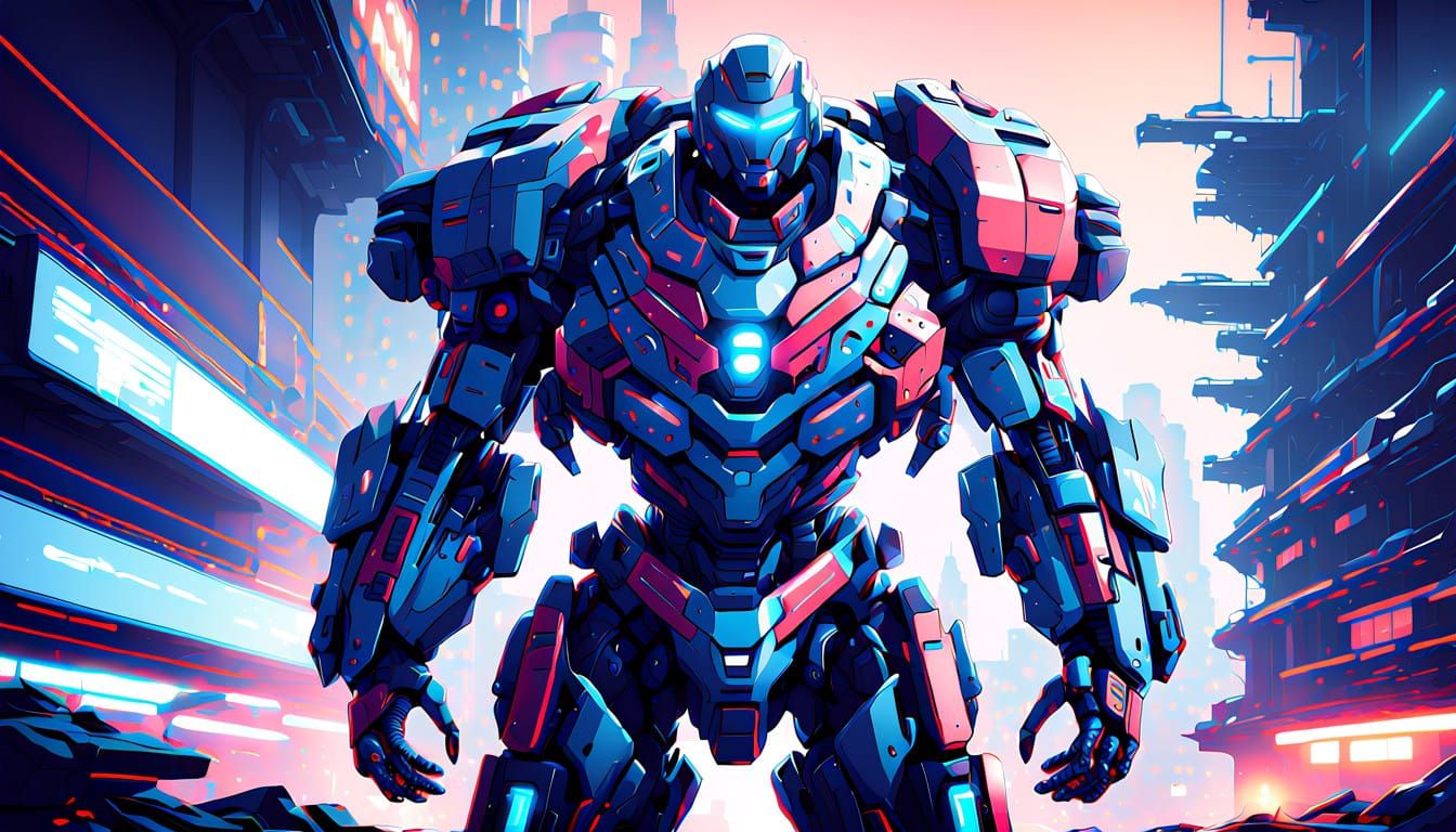 Sci-Fi Mech in Stunning 8K Resolution