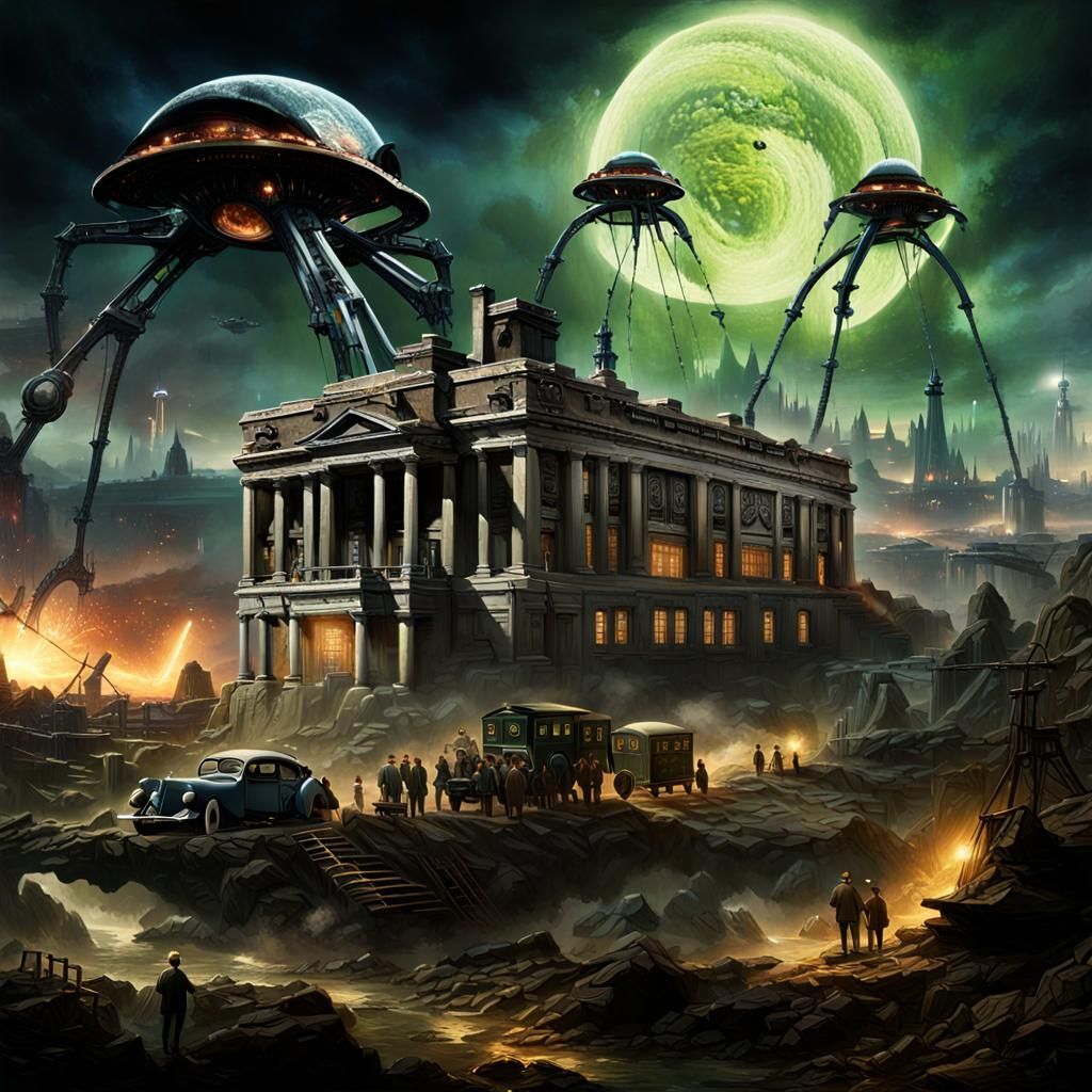 H. G. Wells, The time Machine and the war of the worlds