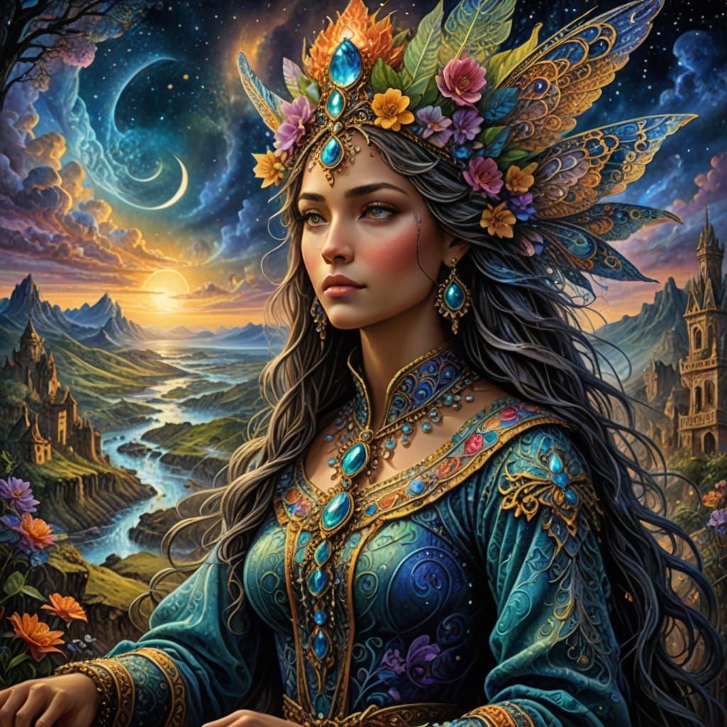 Epic Fantasy Judge in a Whimsical Courtroom Scene