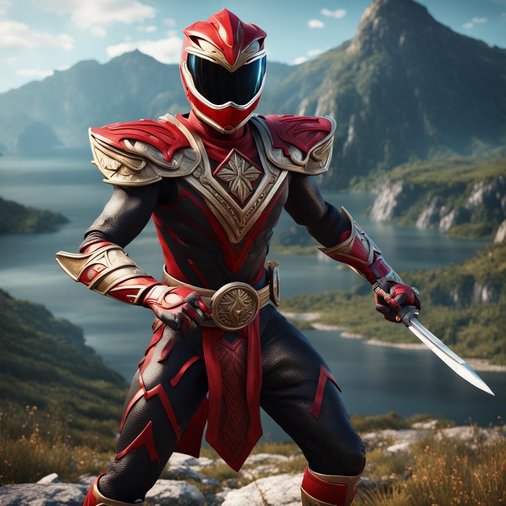 Albanian Power Ranger Concept Art in 8K