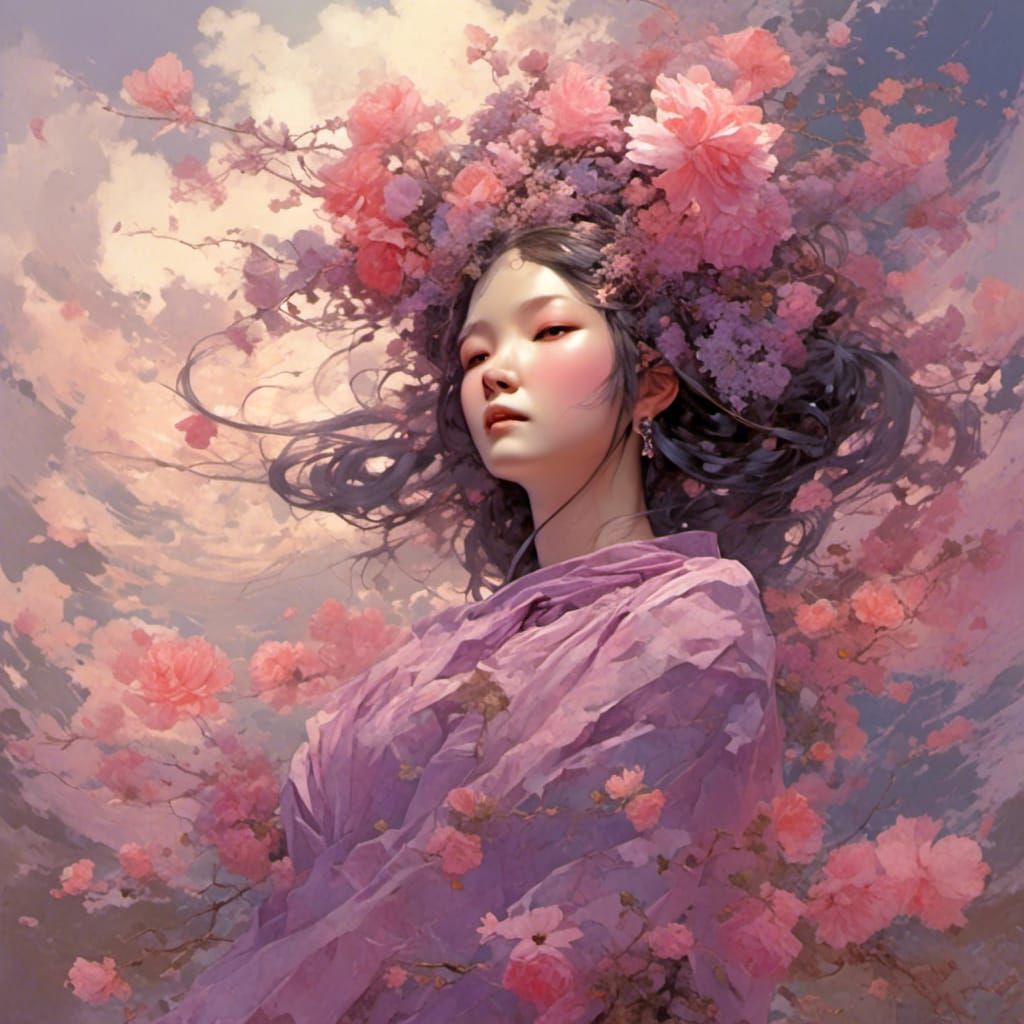 Rokurokubi: Graceful Woman with Extended Neck