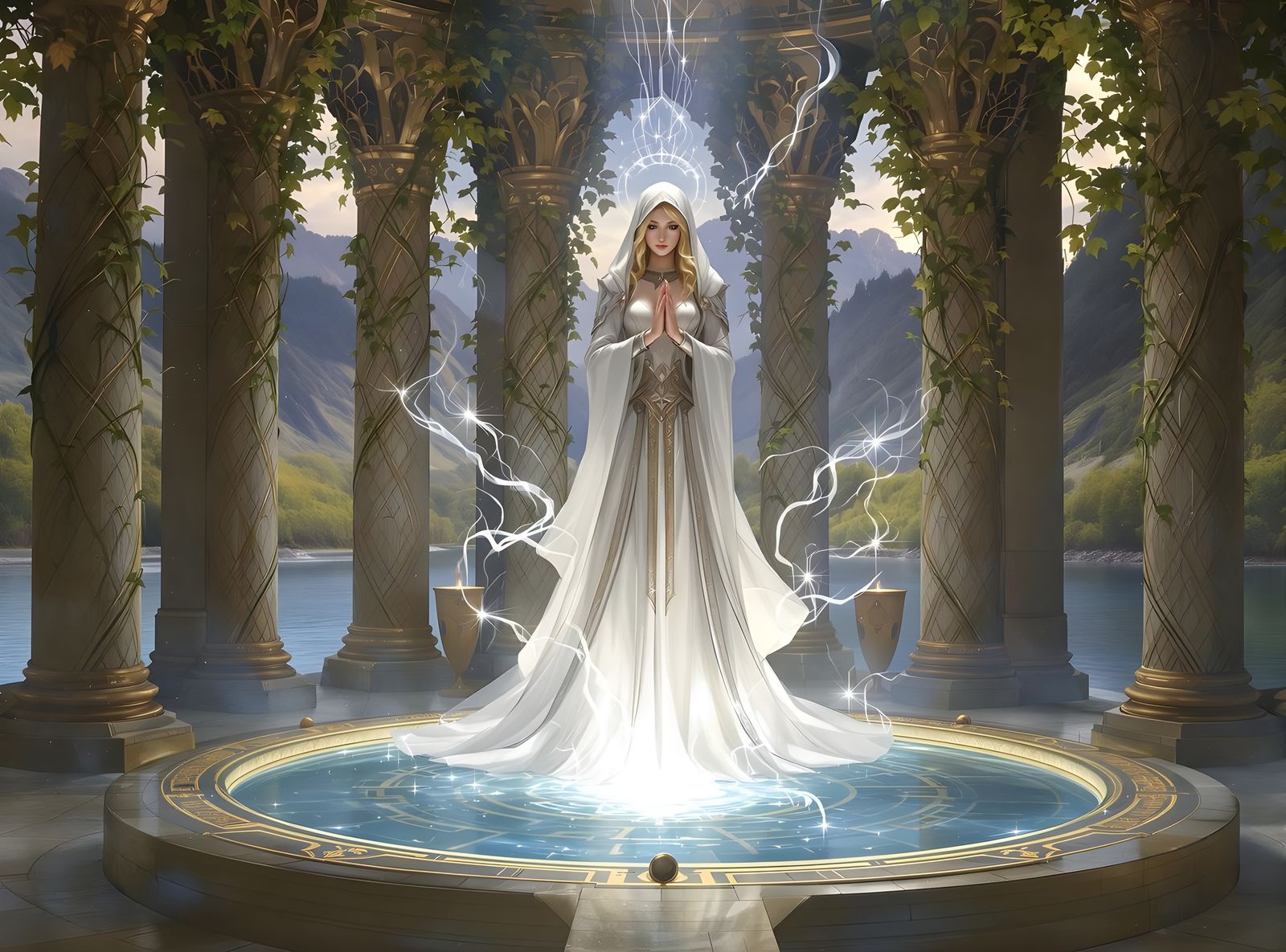 Classical Goddess of the River Temple