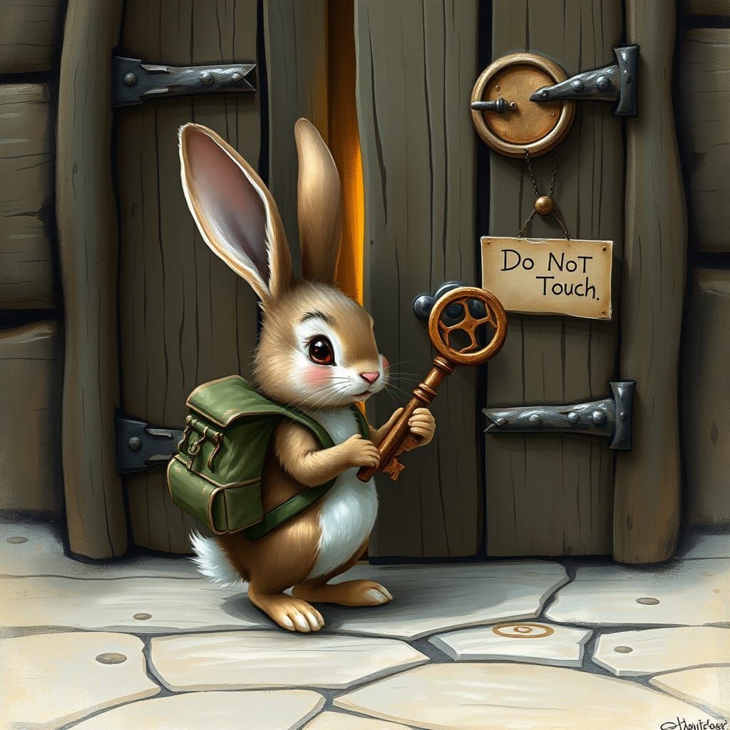 Whimsical Doorway to Wonder