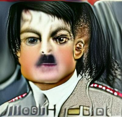 Disturbing AI Image: Unlikely Offspring Concept