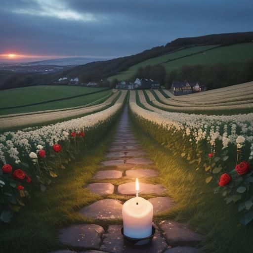 Candle in the Wind Digital Art