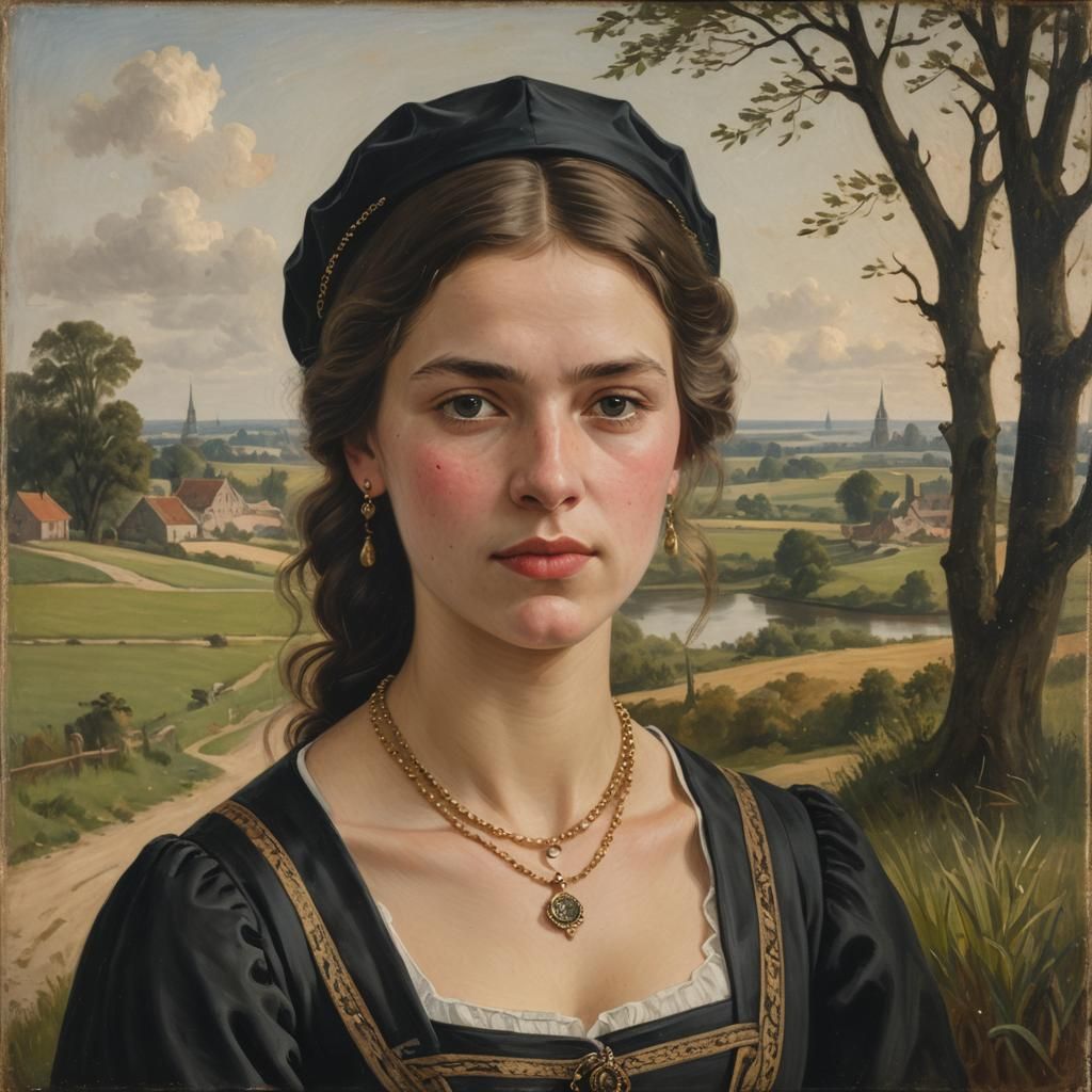 Dutch Golden Age Portrait of a Young Woman
