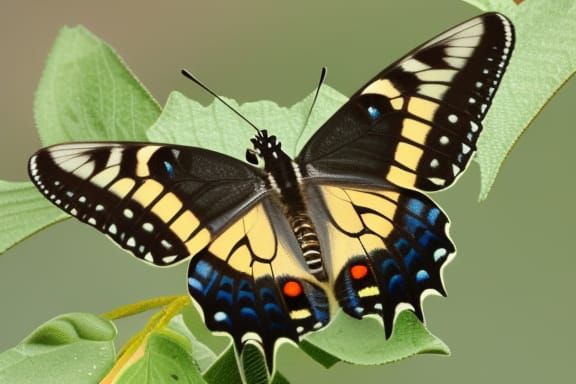 Beautiful Butterfly in Vibrant Colors