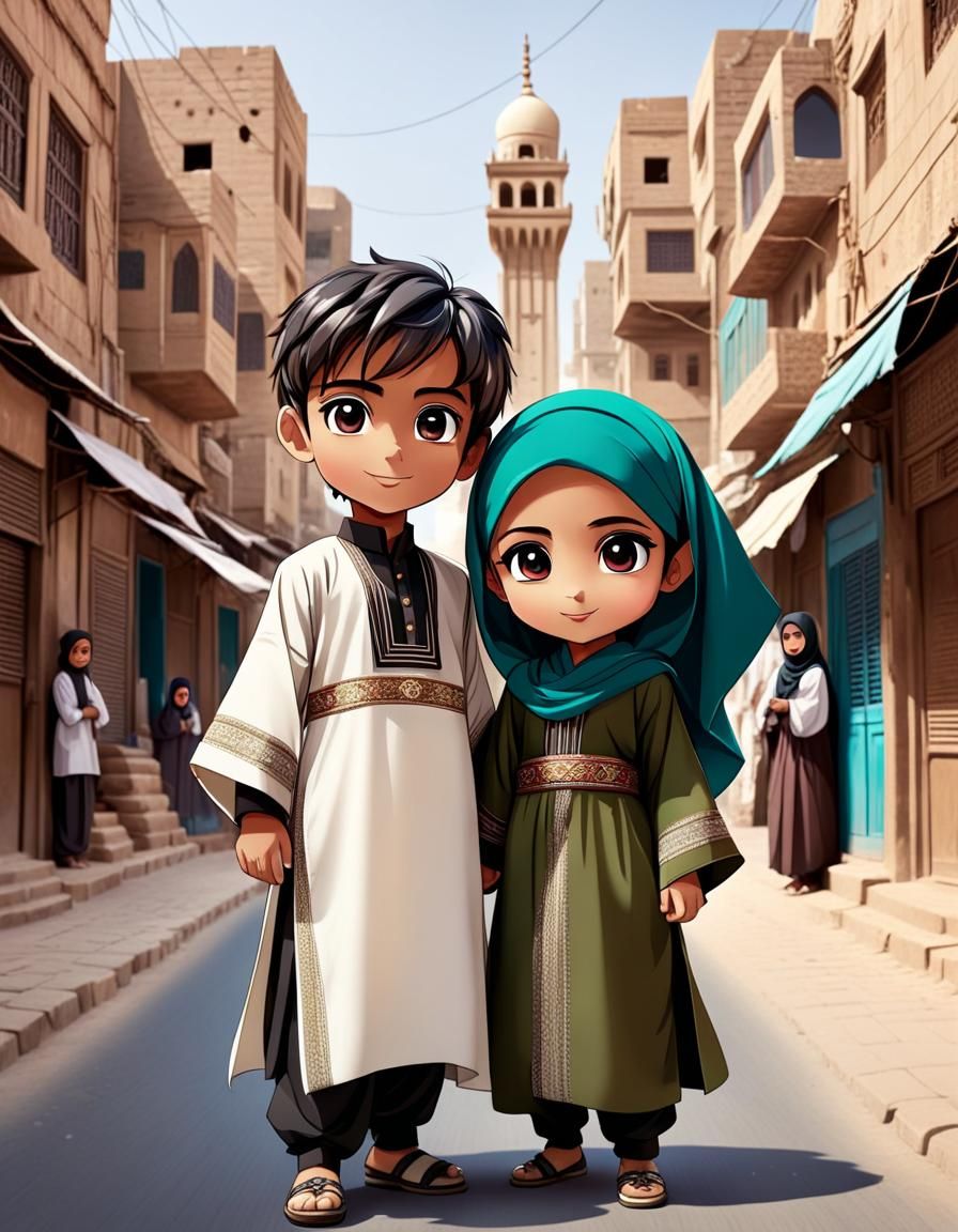 Chibi Children's Cultural Walk in Sana'a, Yemen