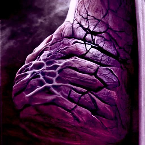 Abstract Medical Journal: Stone Veins Matte Painting