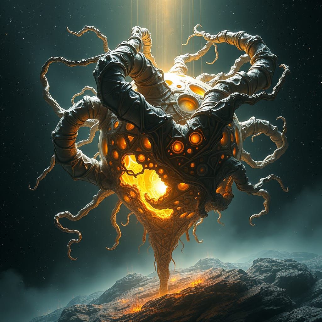 Cosmic Entity in Luminous Void