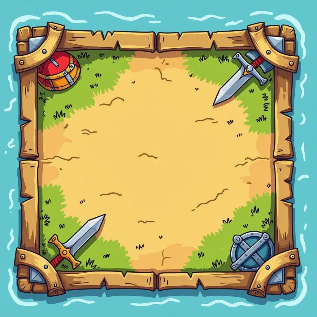 Toon Sketch Style Tabletop Battle Map