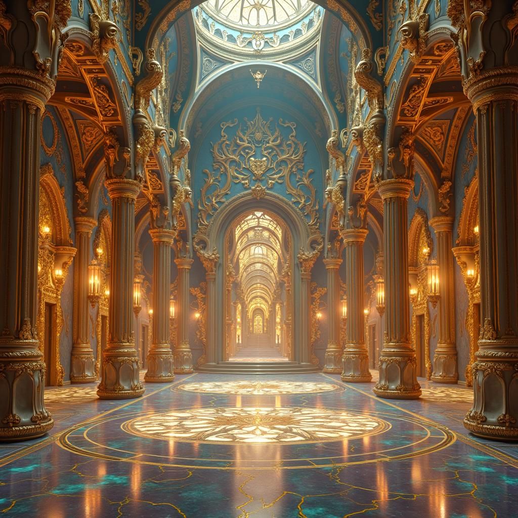 Golden Diamond Villa in Baroque Style