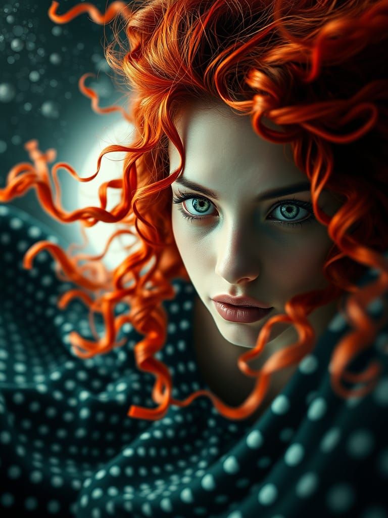 Surreal Portrait of a Woman in Rembrandt Style