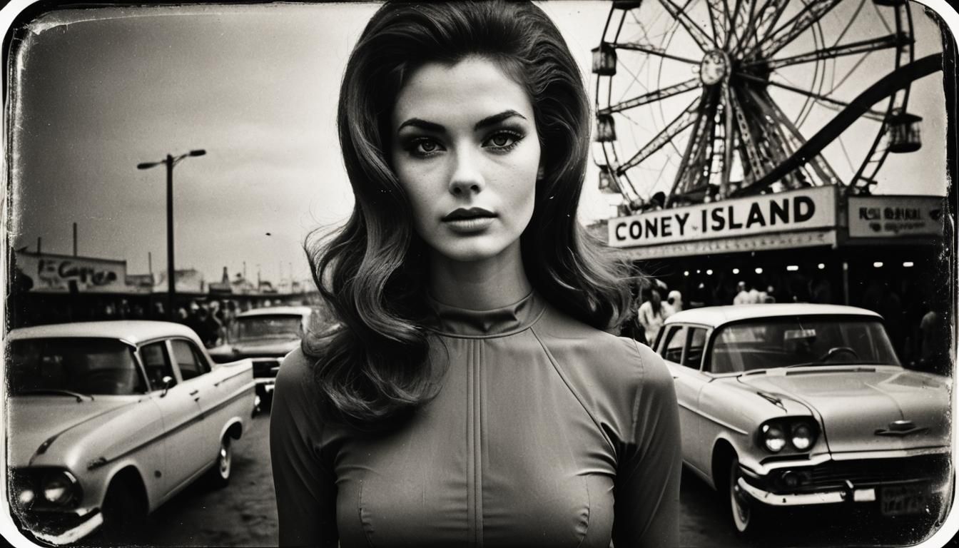 Mary Corleone at Coney Island 1969
