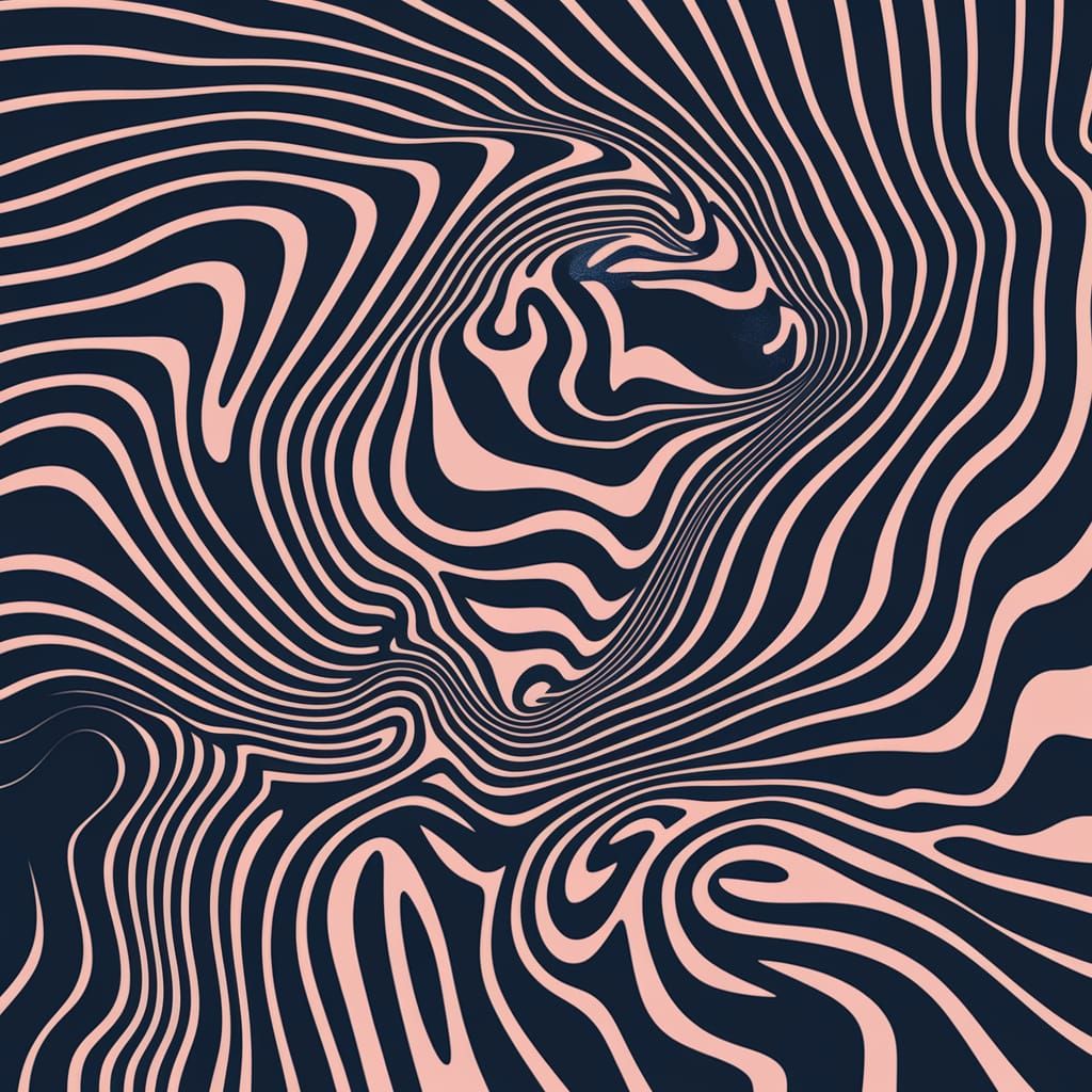 Abyss Blue Youthful Abstract Texture With Dynamic Lighting