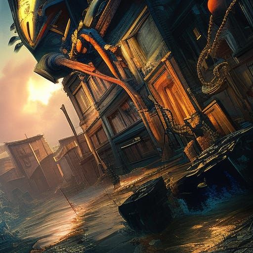 Hyperdetailed Razor Blade in Rococo Style