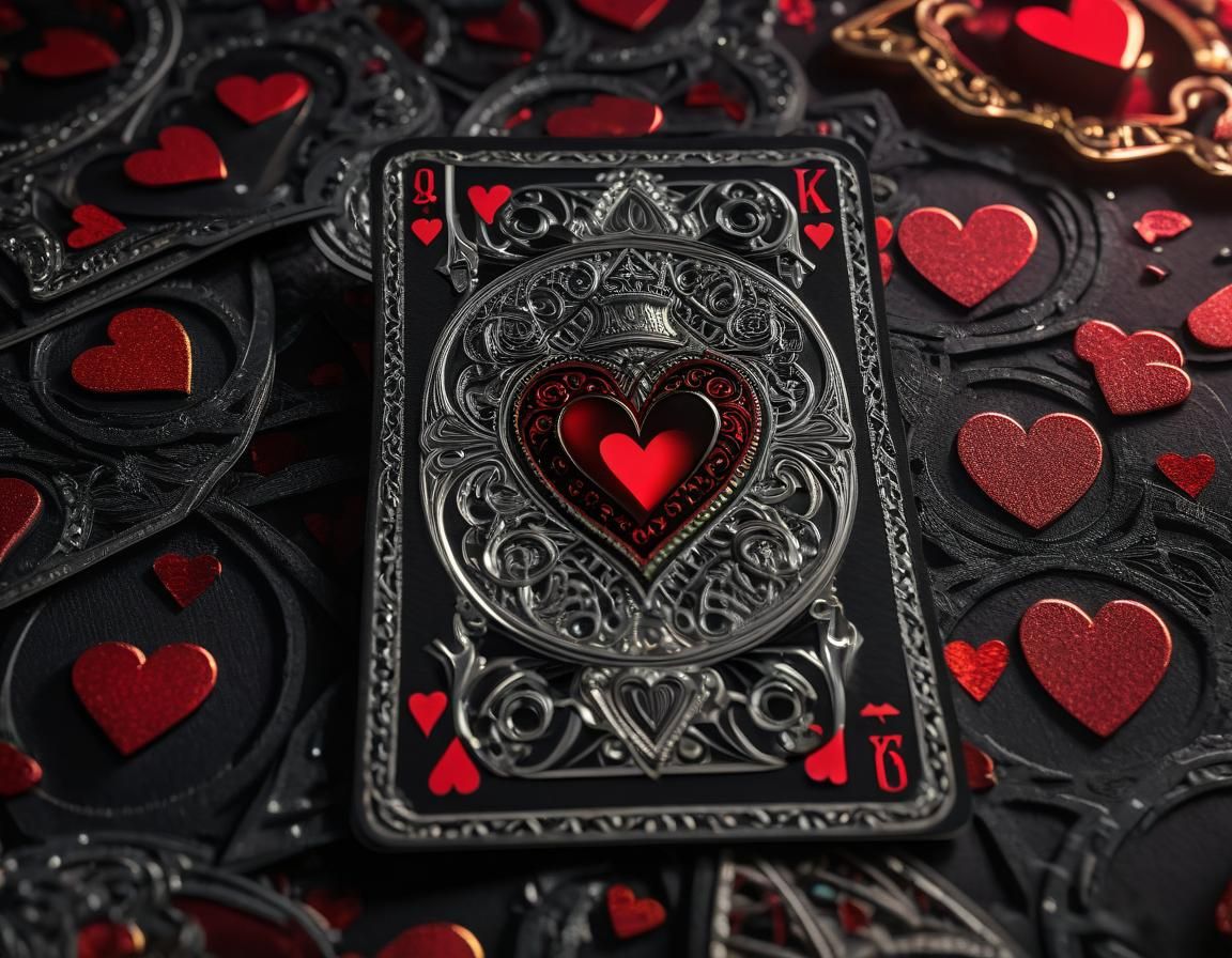 Queen of Hearts Emerges: A Surreal Vision