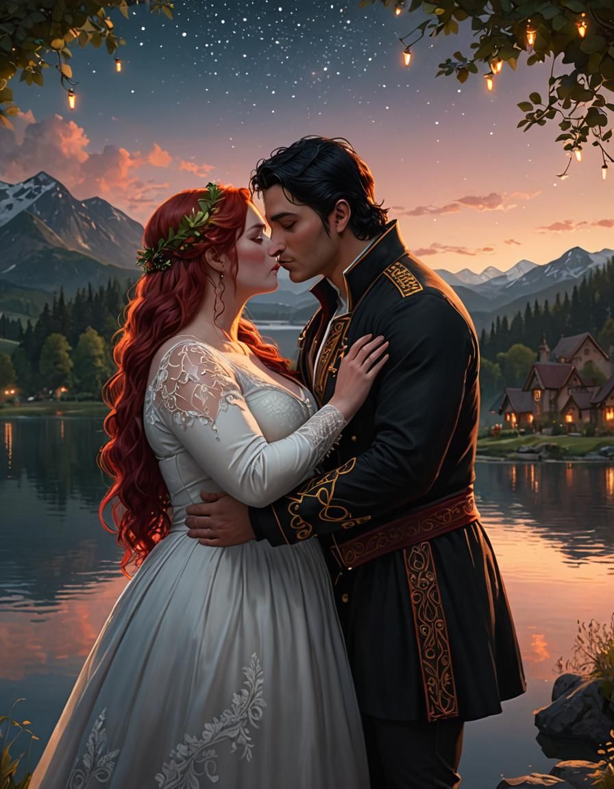 Ethereal Handfasting Ceremony by the Lake