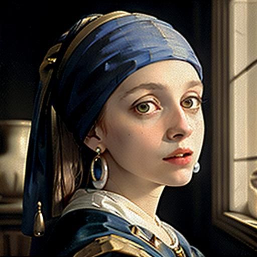 Girl with a Pearl Earring: Photorealistic Rendering