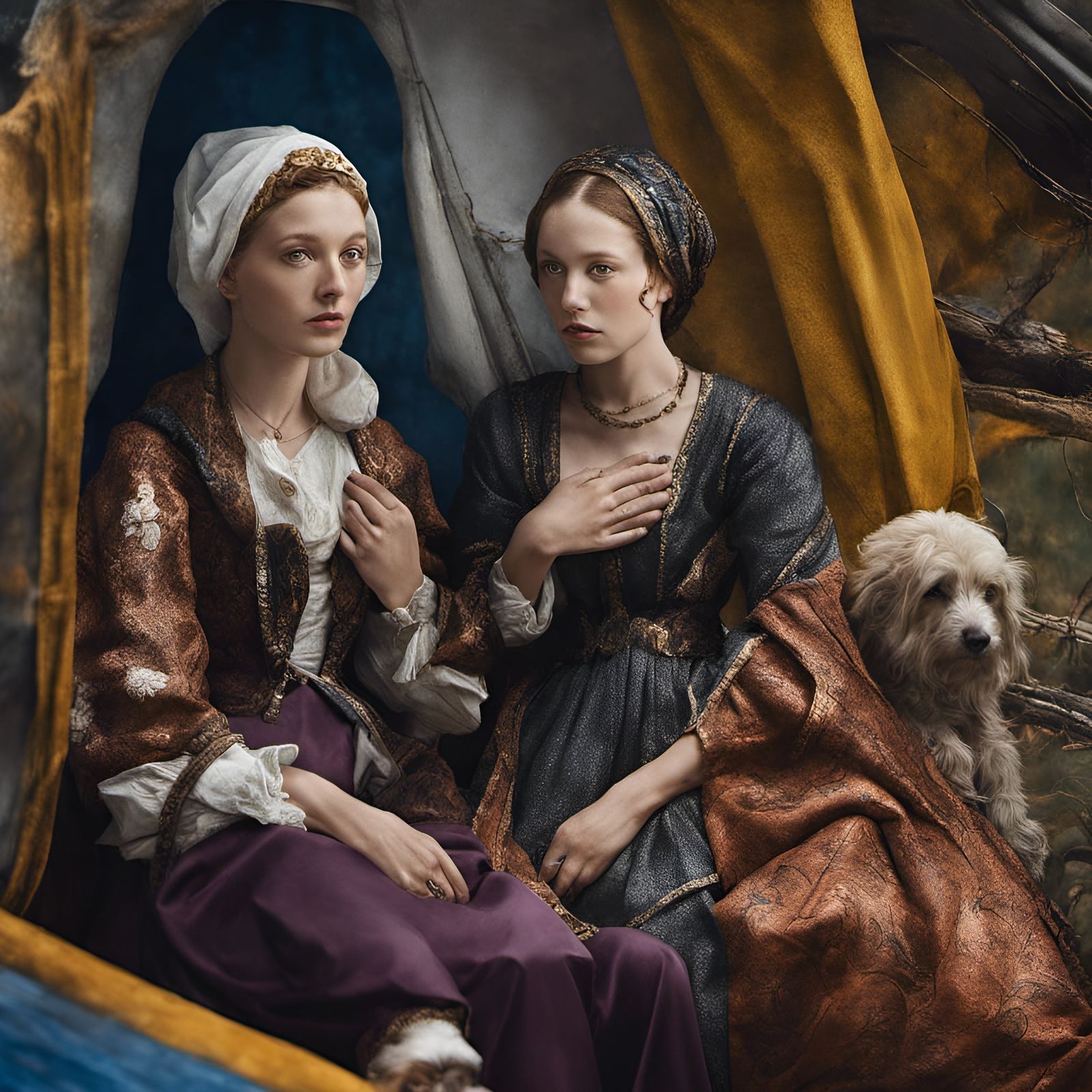 Alien People Pets: Photorealistic Glazed Surface Art