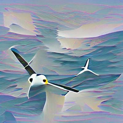 Albatross in Flight
