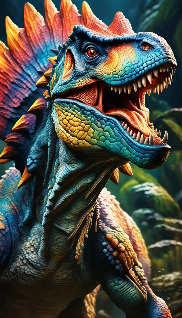 Majestic Jurassic Wildlife in Hyperrealistic Style