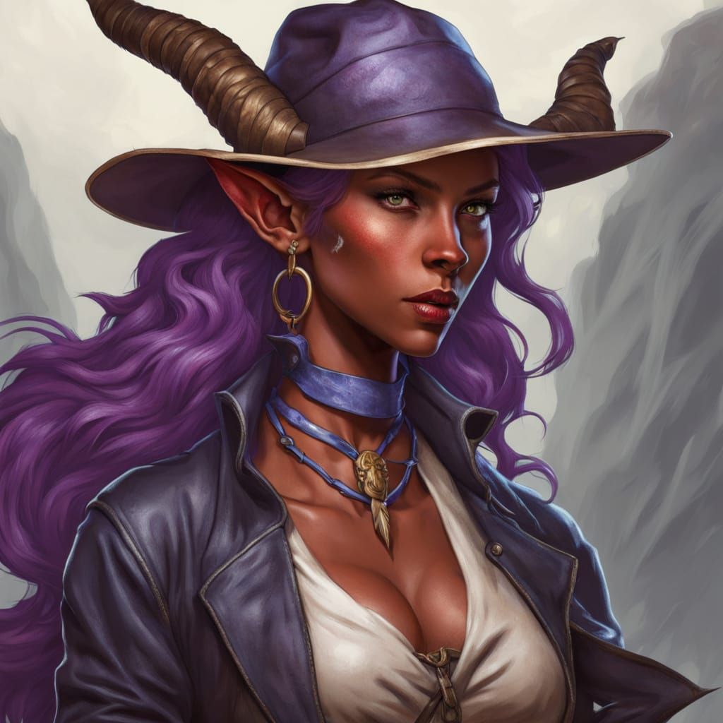 Tiefling Witch Farmer Struck by Lightning