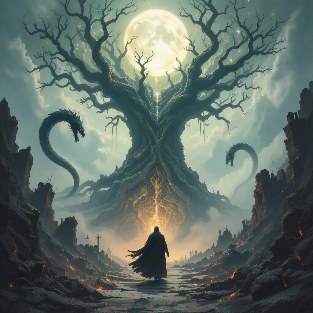 Magician Descends Infinite Tree of Death in Cosmic Dread