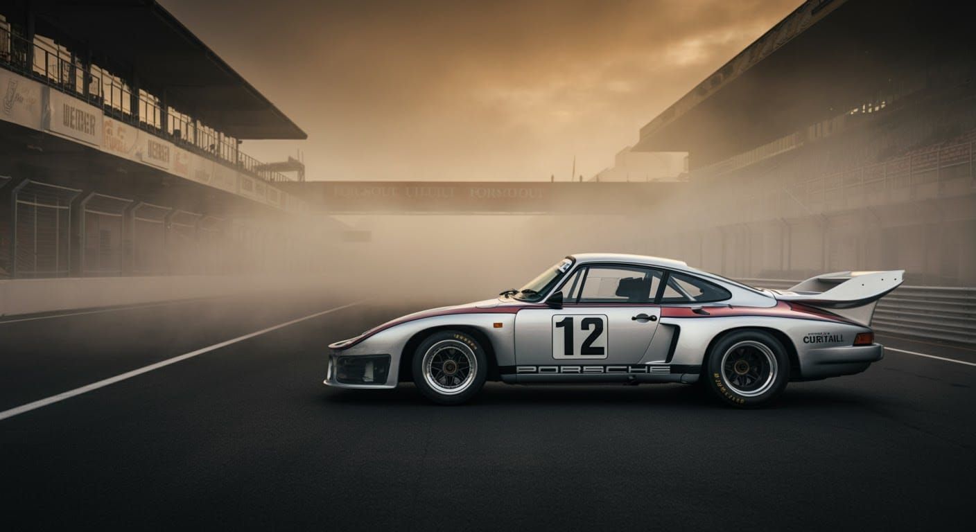 Porsche 935 at Le Mans: Hyperrealistic Automotive Perfection