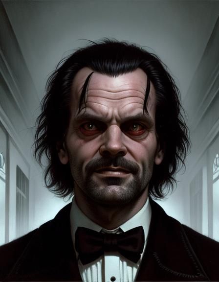 Jack Torrance at the Overlook Hotel: Hyperrealistic Horror