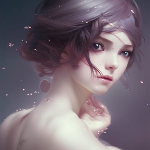 Anime Fairy Portrait in Hyperdetailed Style