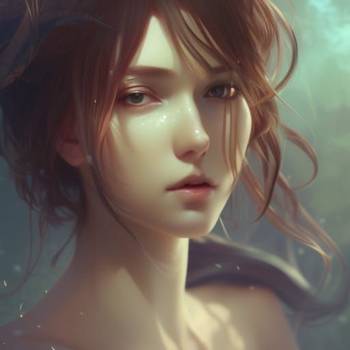 Anime Fairy Portrait in Hyperdetailed Style