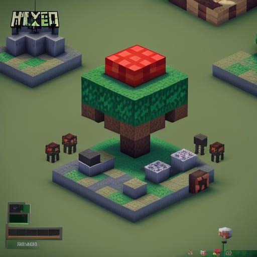 Pokemon Hunter as Minecraft Mob