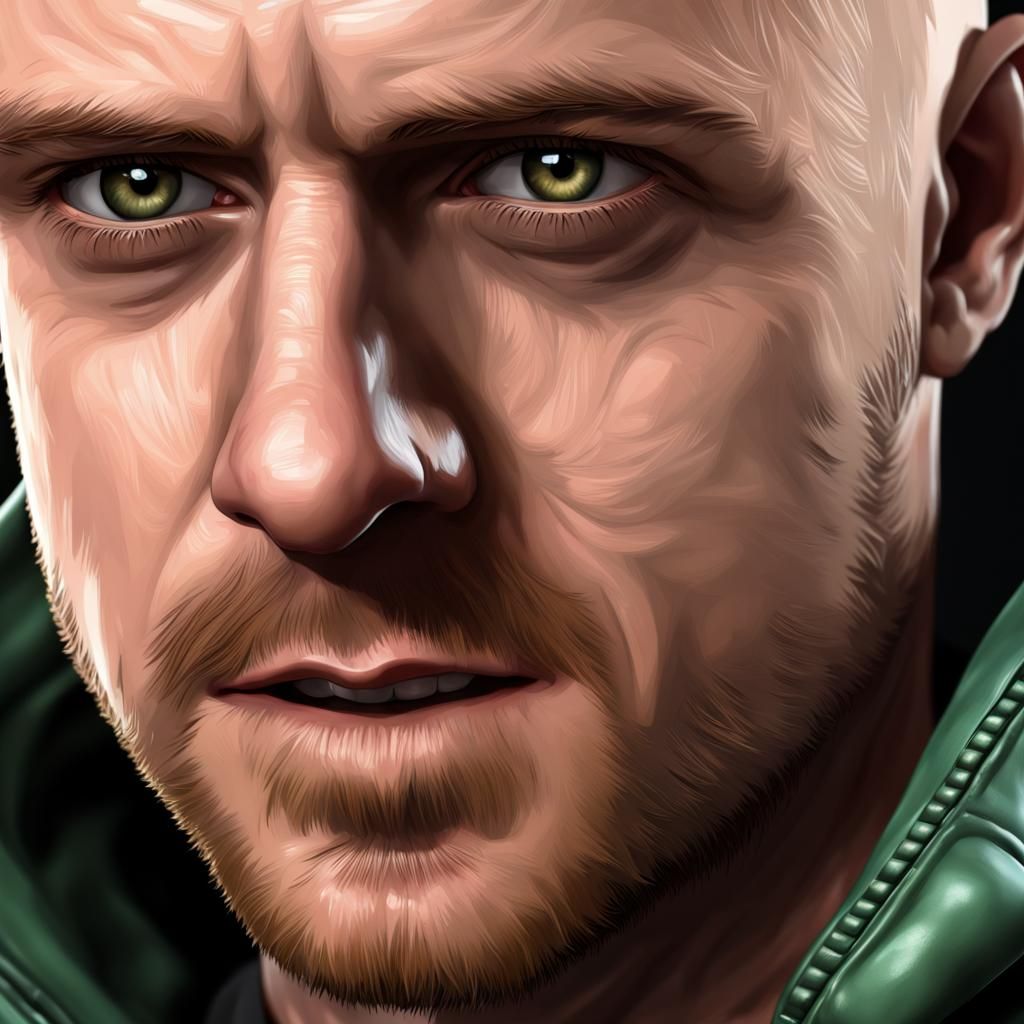 Hyperrealistic 8k Portrait of Jesse Pinkman
