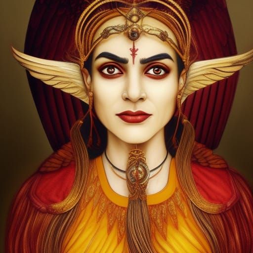 Buraq is a mythical being with the body of a horse, the wings of angels, and the head of a woman. Her face is broad and ...