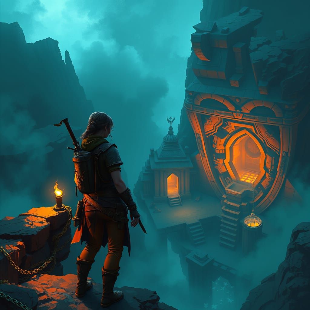 Ethereal Explorer Discovers Ancient Temple in Mysterious Cha...