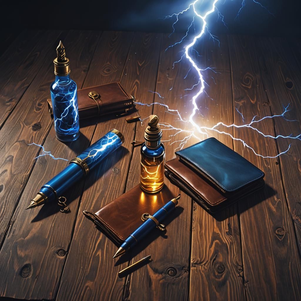 Dark Fantasy: Lightning in a Bottle Concept Art