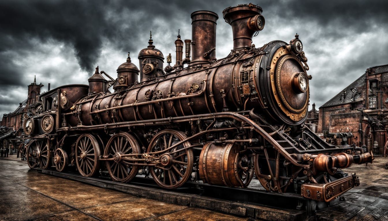 Steampunk Danny Boy Hyperrealistic Portrait