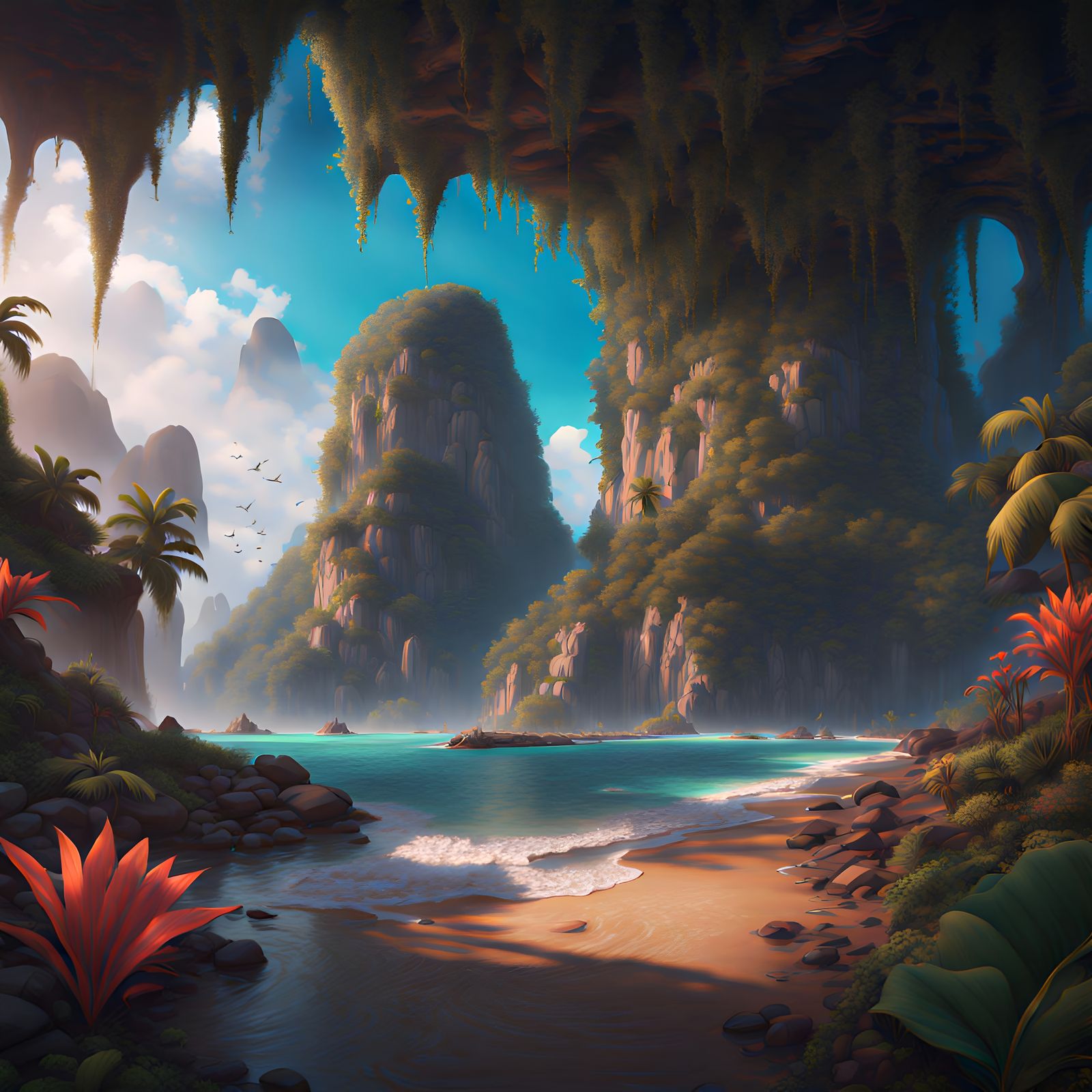 Fantastical Rio Painting in Unreal Engine 5
