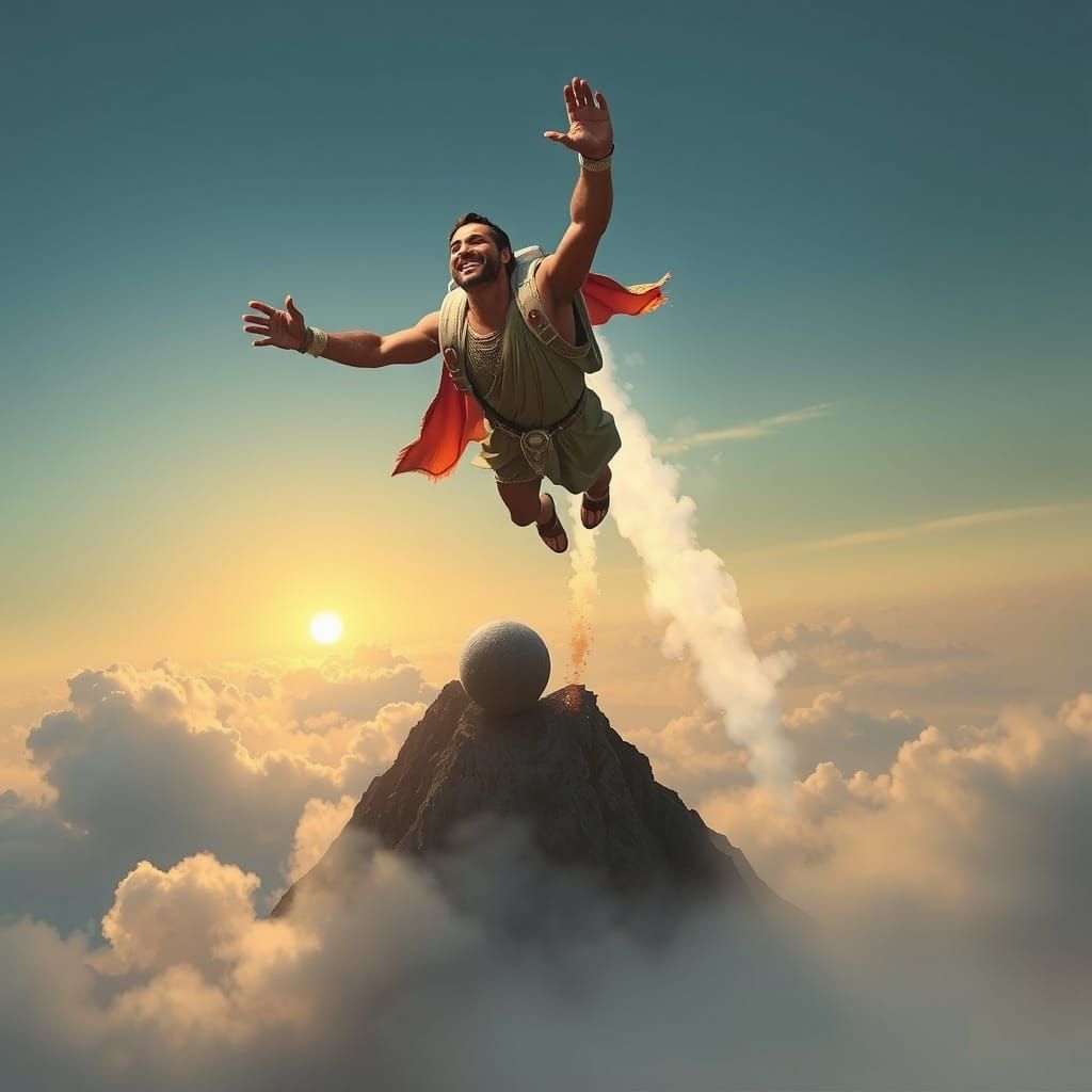 Ancient Greek Hero Soars to New Heights in Cyberpunk Fantasy