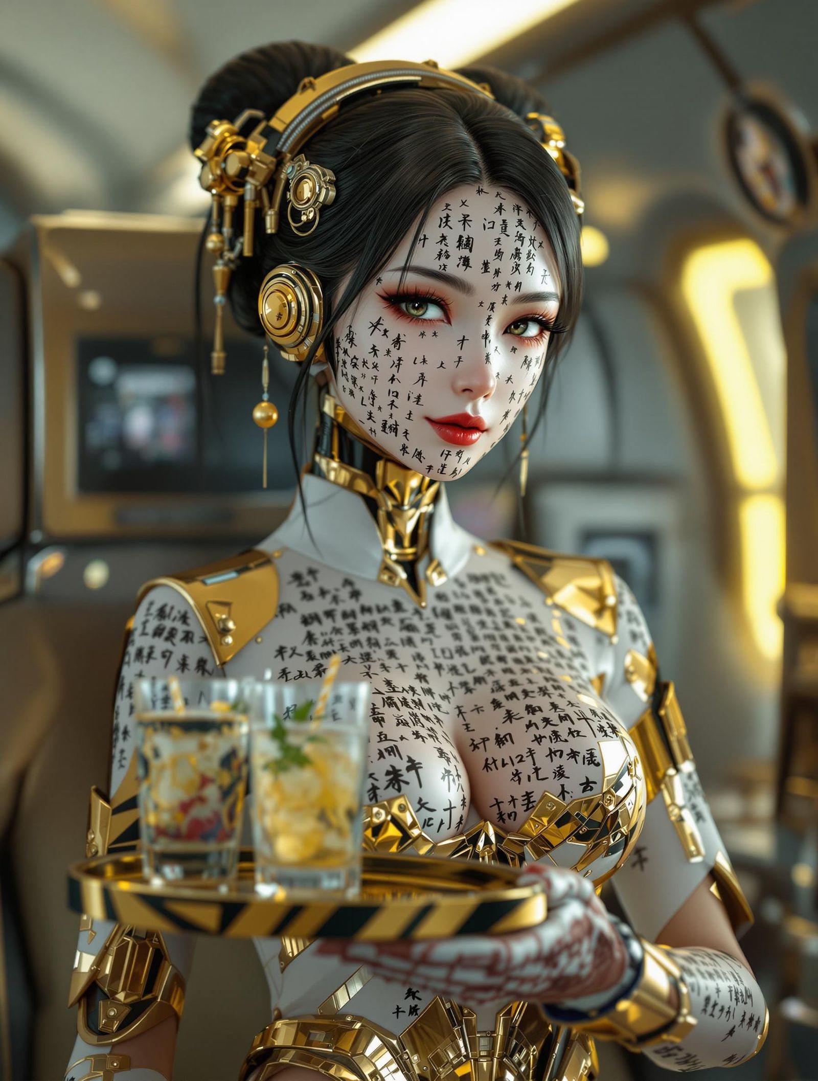 Private Flight to Hong Kong : Cyberpunk Setting