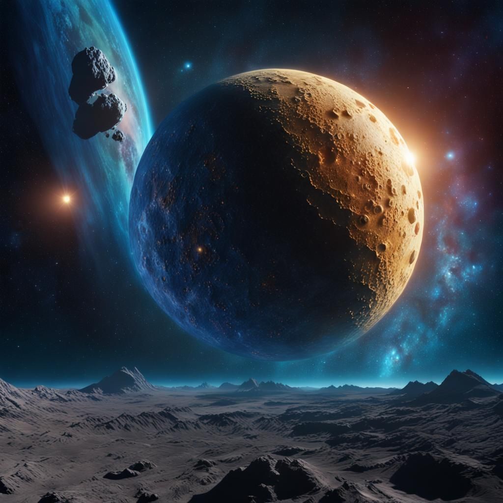 Ceres in Space: A Hyper-Realistic Digital Painting