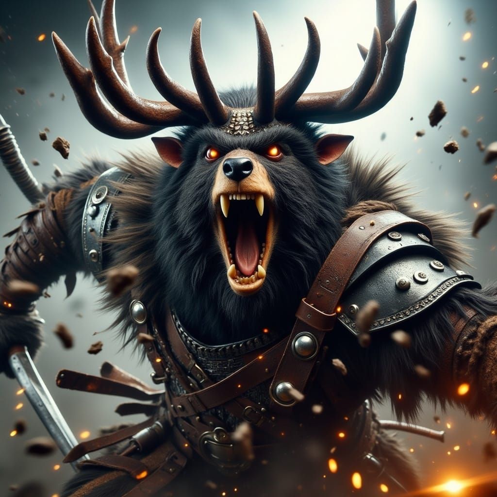 Armored Anthropomorphic Battle Animal of Savannah