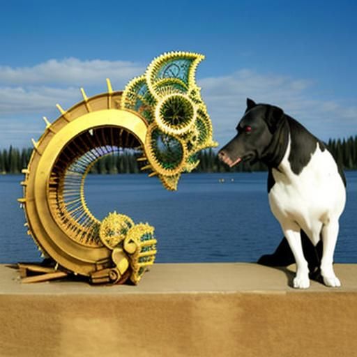 Intricate AI-Generated Fractal Pattern