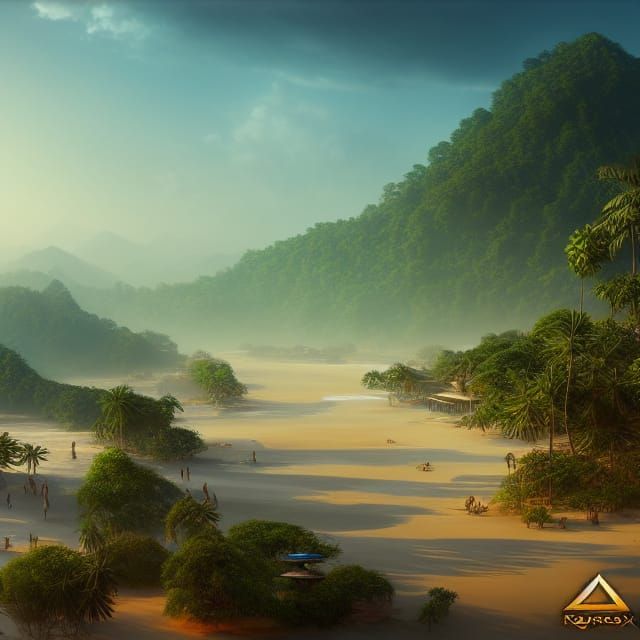 Cox's Bazar, Bangladesh: Fantastical Matte Painting