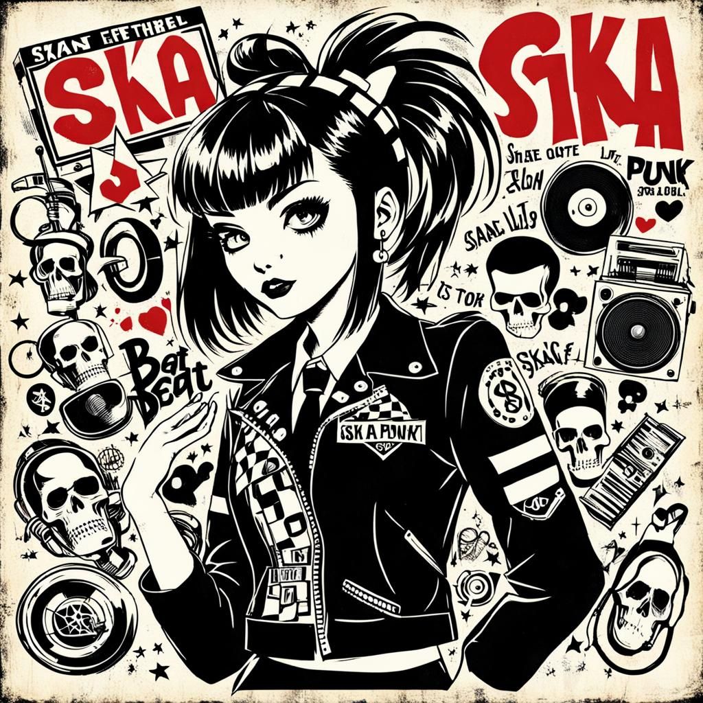 Beat girl. | Ska, Punk album covers, Ska music