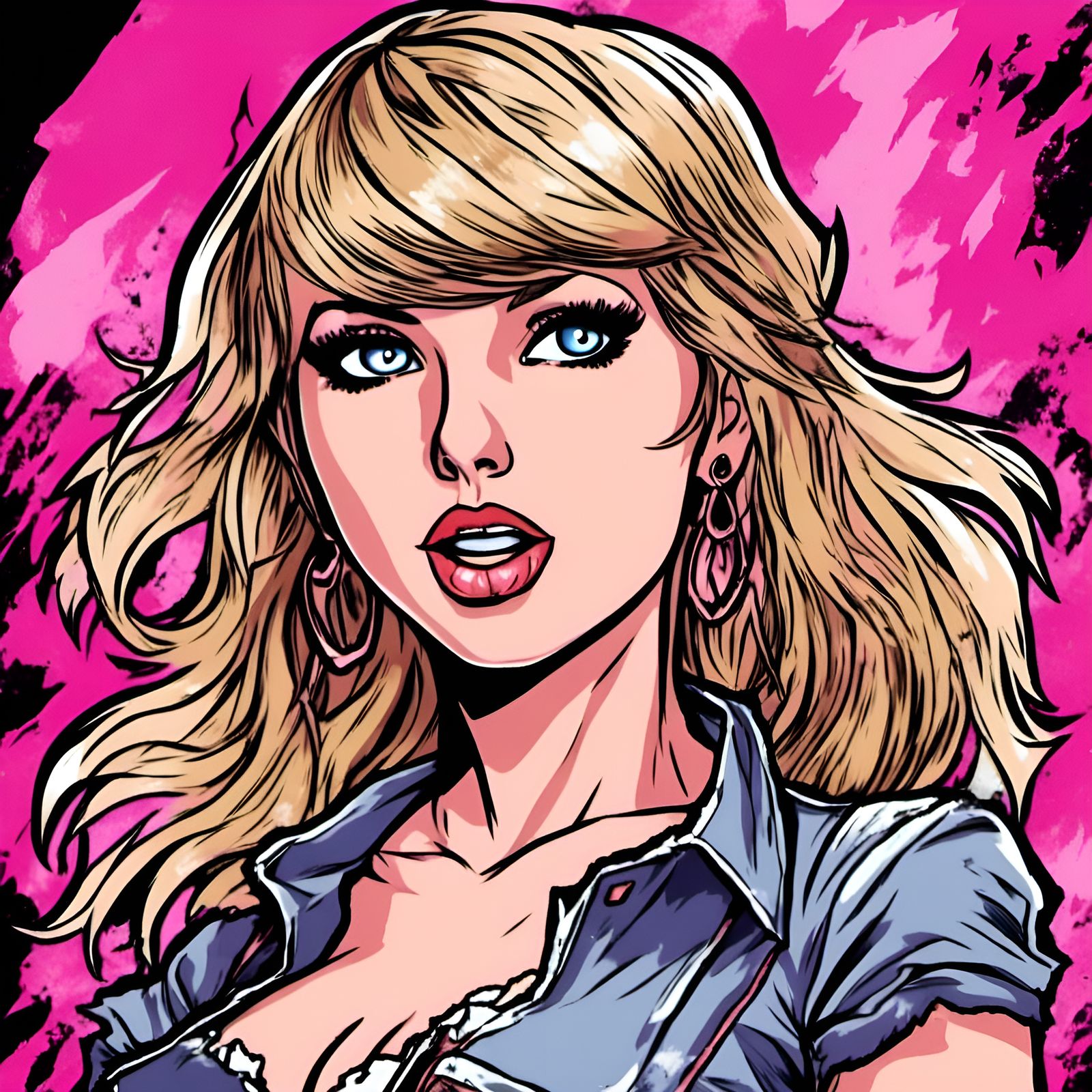 Cartoon Taylor swift