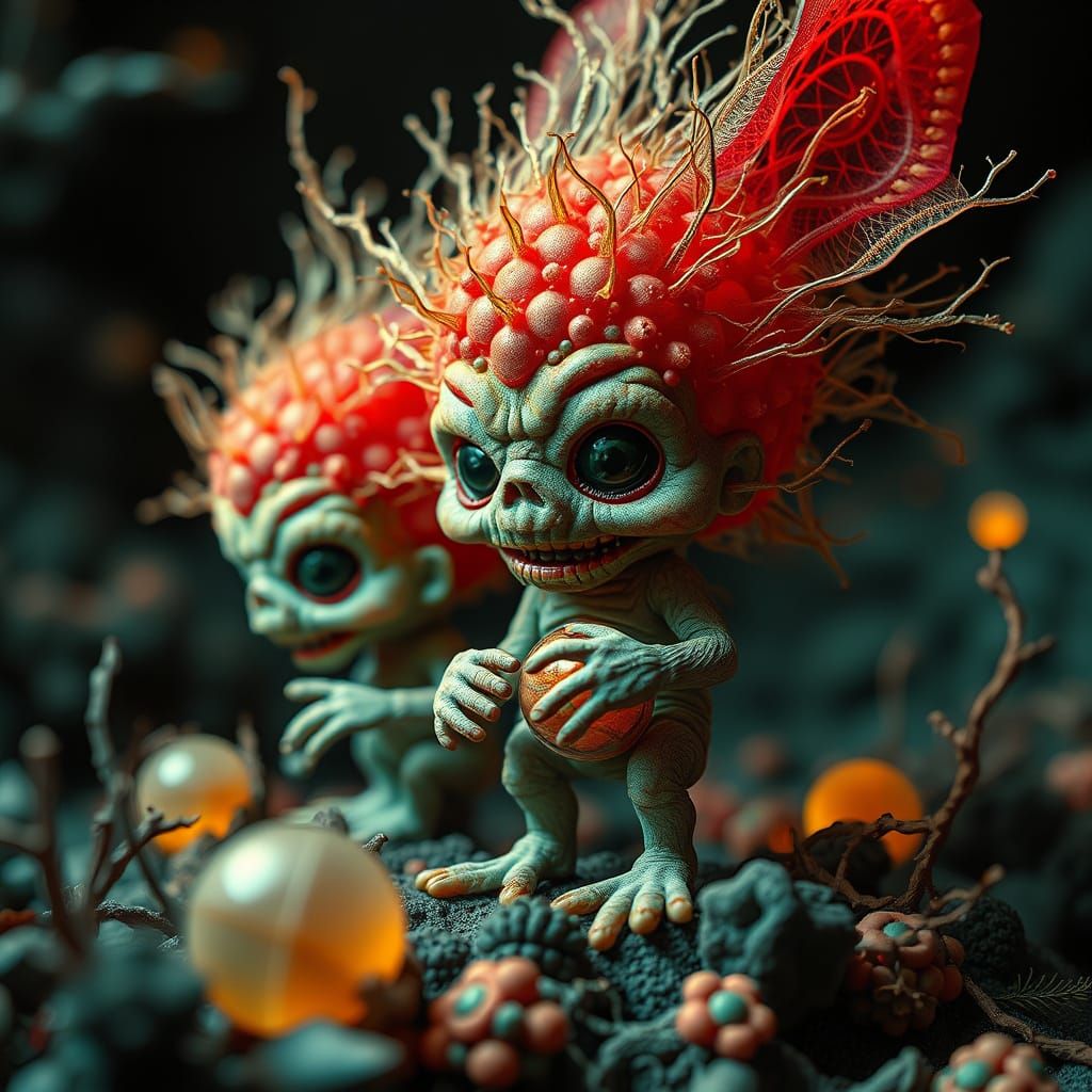 Sinister Kewpies in a Whimsy World Nightmare