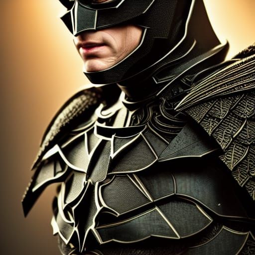 Bruce Wayne in Elaborate Japanese Armor