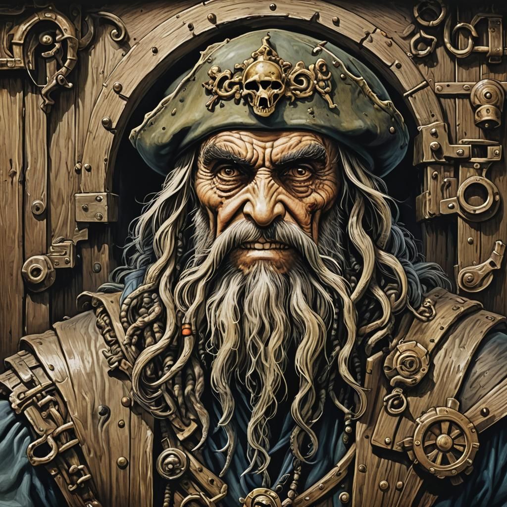 Surreal Depiction of Davy Jones' Locker